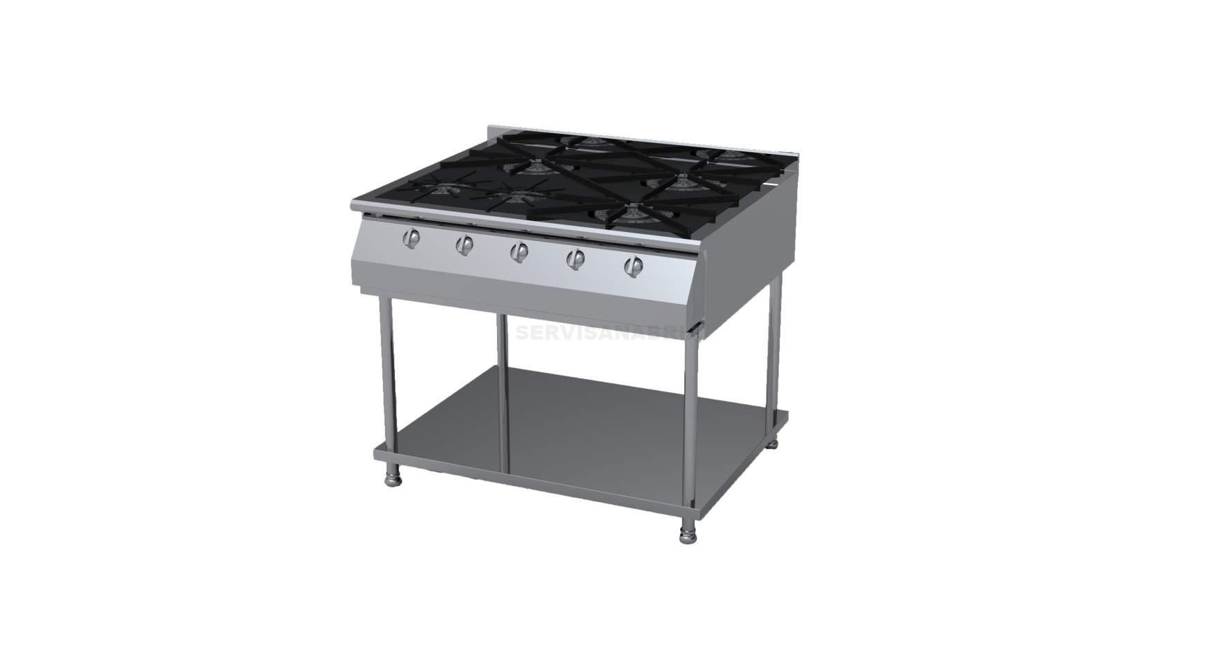 Estufa Industrial de 5 Puestos